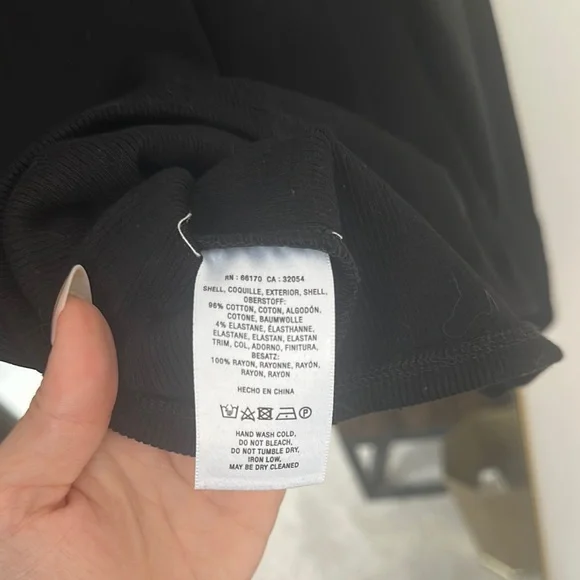 Anthropologie Black Asymmetrical Cut Out Blouse - Picture 5 of 5